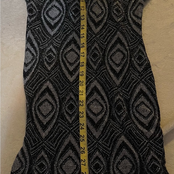 Bling midi stretch dress size L by Iris - Picture 6 of 6